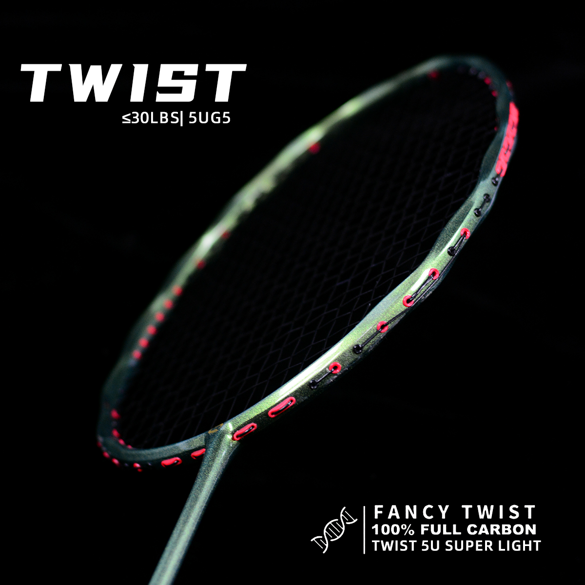 Badminton Photo - TWIST %100 Tam Karbon Fiber Badminton