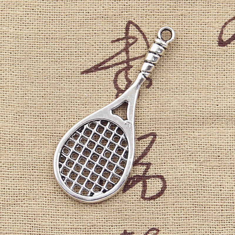Badminton Photo - 6 adet Charms Badminton tenis raketi