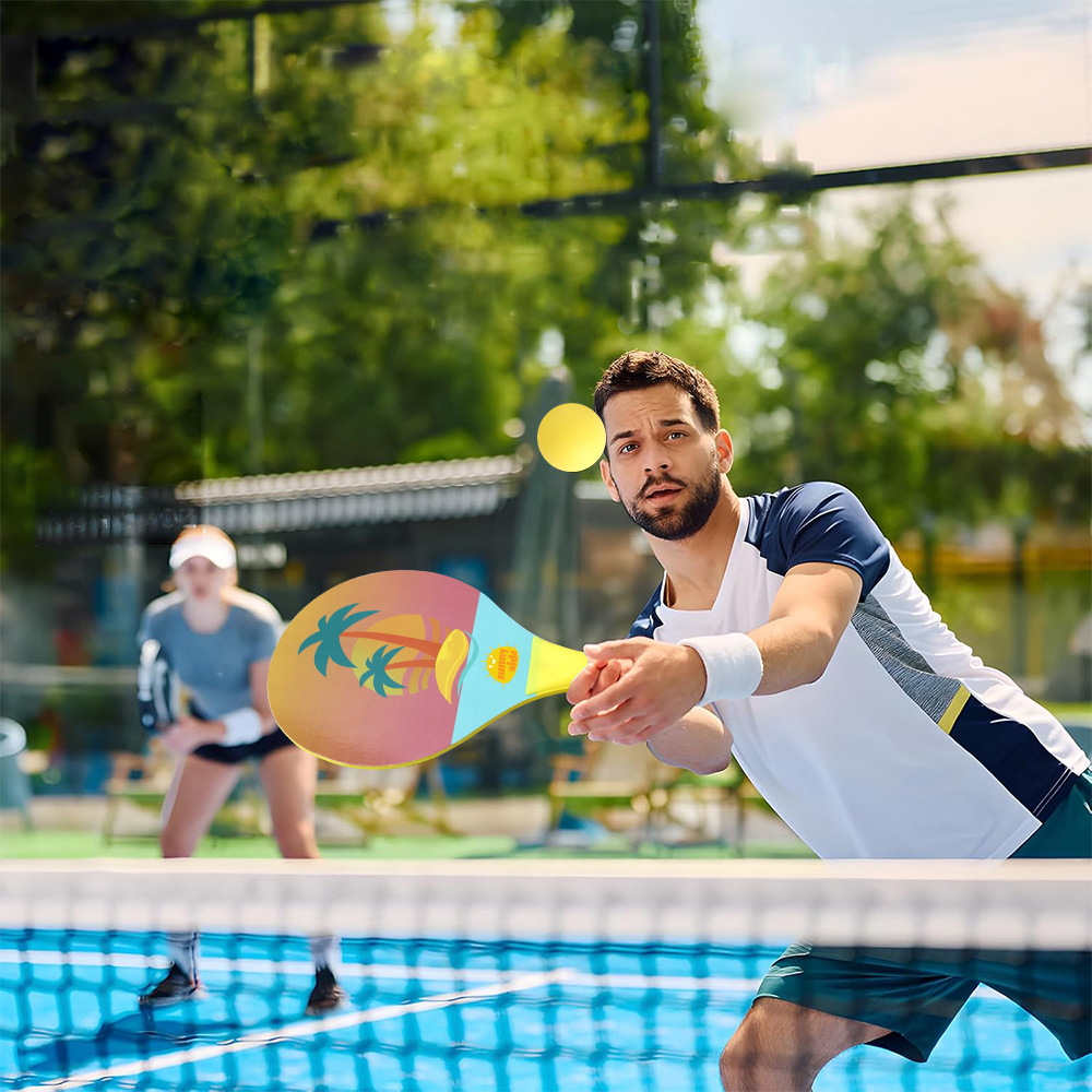 Karikatür Kalınlaşmış Plaj Bad - Badminton Photo incelemesi ve fiyatı