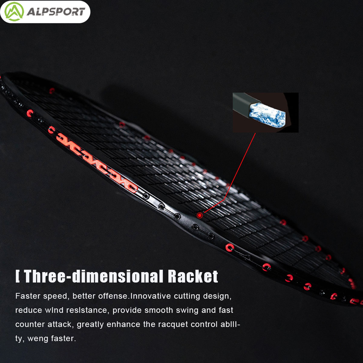Alpsport MH-V5 5U 75g Dalgalı  - Badminton Photo incelemesi ve fiyatı